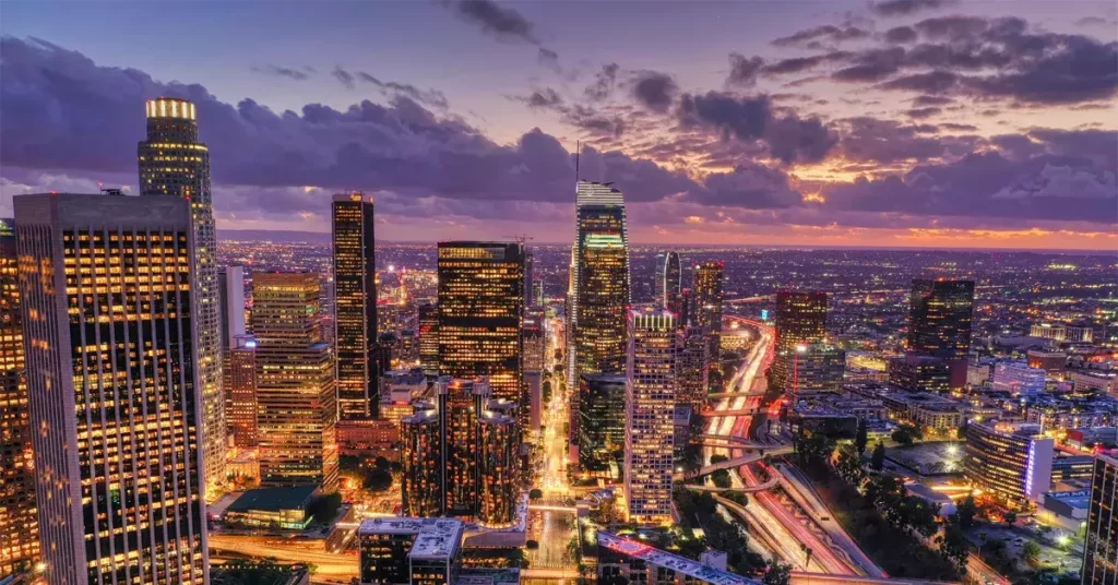 A truly amazing view of Los Angeles City, Reason for Los Angeles Vacations.